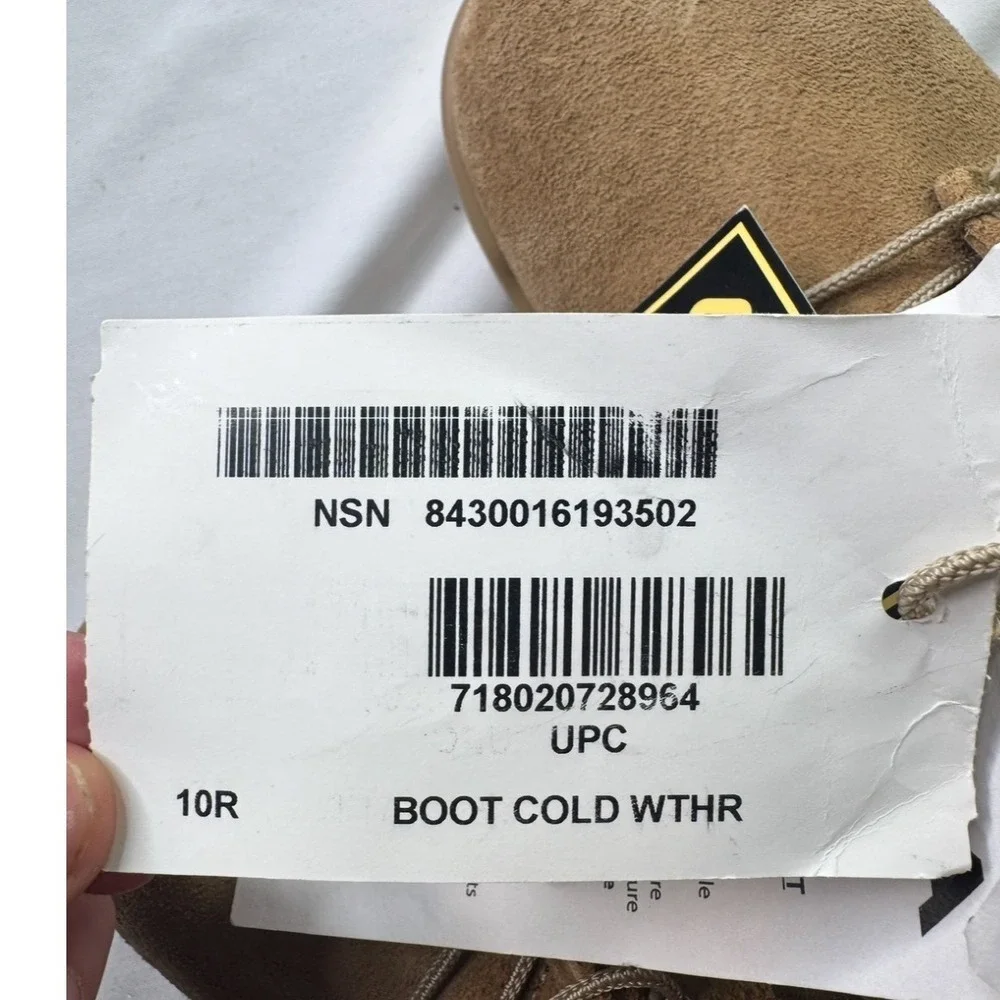 Altama 11461B Mens Gore-Tex Weather Combat Boots Tan Suede 10R NSN 8430016193502